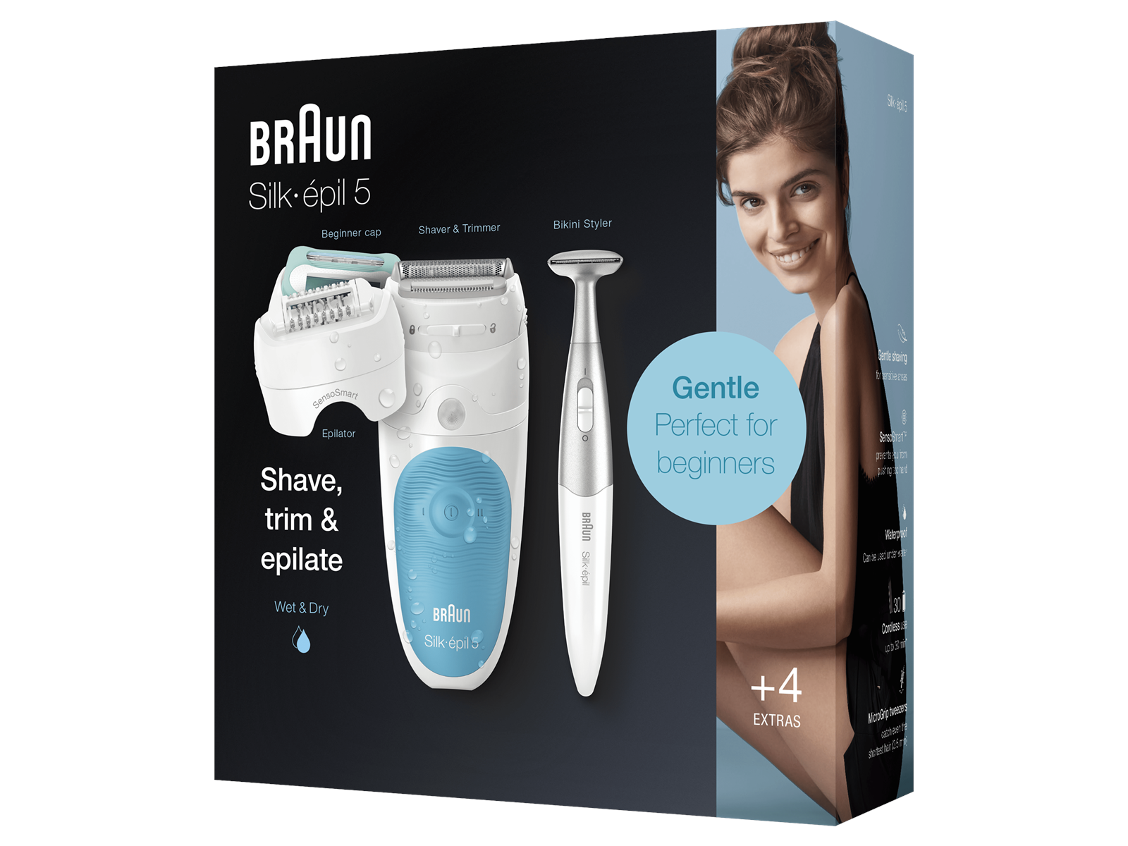 Braun Epilierer Silk-epil 5-810 SensoSmartTM Braun Epilierer Silk-epil 5-810 SensoSmartTM